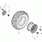 TRX500FPA Переднее колесо