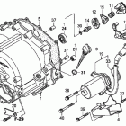 TRX250TE Front crankcase cover (trx250te)