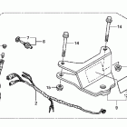 TRX250TM Trailer hitch set