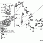 TRX420FA Главный тормозной цилиндр -передний