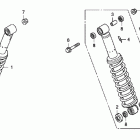 TRX680FA Задний амортизатор