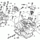 TRX680FA Головка цилиндра