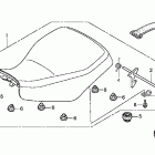 TRX250TM Сидение