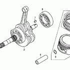 TRX250X Коленвал