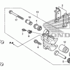 TRX500FA Передний суппорт тормозной