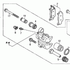 TRX500FPE Передний тормозной суппорт