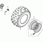 TRX250TM Заднее колесо
