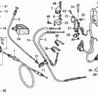TRX500FPE Рычаги ,переключатели ,троса