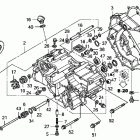 TRX420FA Передняя крышка картера