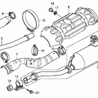 TRX500FPE Глушитель