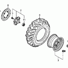 TRX500FPE Переднее колесо