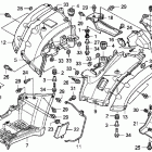 TRX680FA Заднее крыло