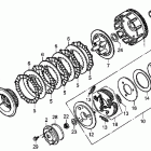 TRX250TM Сцепление