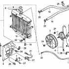 TRX500FPA Радиатор
