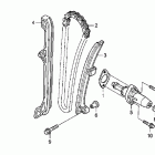 TRX680FA Цепь,натяжитель
