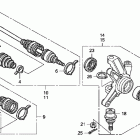 TRX500FPA Кулак поворотный
