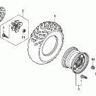 TRX420FA Переднее колесо