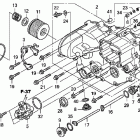 TRX680FA Передняя крышка картера