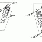 TRX250TM Передние аммортизаторы
