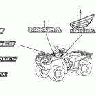 TRX250TM Наклейки