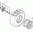 TRX250X Переднее колесо