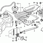 TRX500FA Топливный бак