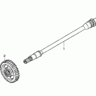 TRX680FA Вал ведущий