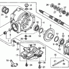 TRX250X Редуктор задний