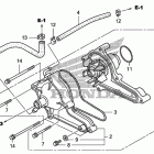 TRX500FA Водяной насос