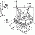 TRX250X Головка цилиндра