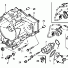 TRX250TM Крышка картера задняя