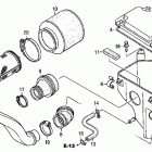 TRX250TM Воздухозаборник