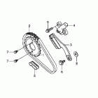 TRX500FPE Цепь ГРМ