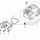 TRX420FA Крышка водяной помпы