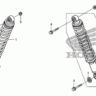 TRX500FA Передние аммортизаторы