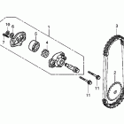TRX250TM Масляный насос
