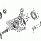 TRX500FPE Коленчатый вал и поршень