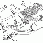 TRX500FE Глушитель
