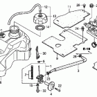 TRX500FPE Топливный бак