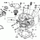 TRX420FA Головка цилиндра