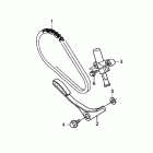 TRX250TM Цепь,натяжитель