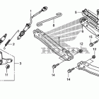 TRX420FA Подножки и педали