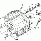 TRX250TM Front crankcase cover (trx250tm)