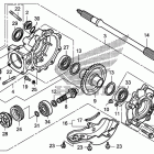 TRX500FA Редуктор