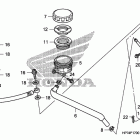 TRX420FA Задний тормозной цилиндр