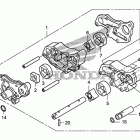TRX500FA Масляный насос