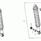 TRX500FPE Задний амортизатор