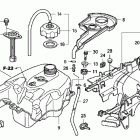 TRX420FA Топливный бак