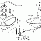 TRX250TM Топливный бак