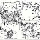 TRX500FA Передний редуктор